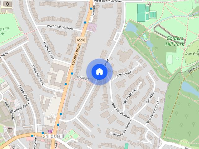 House for rent in Childs Hill, Greater London