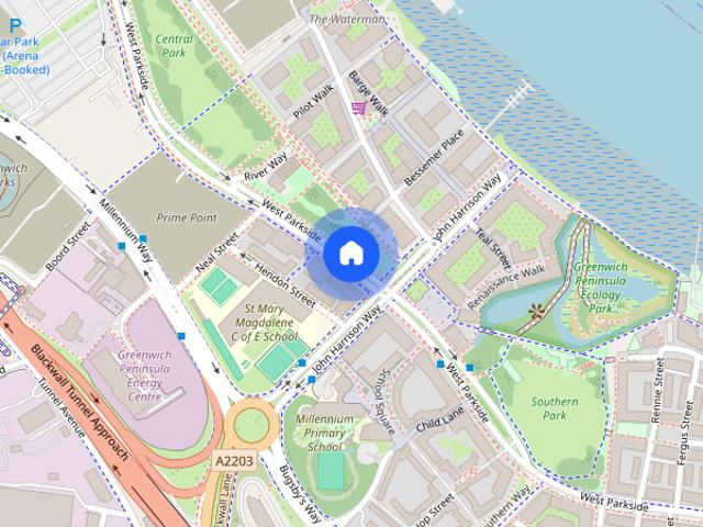 Apartment for rent in East Greenwich, Greater London