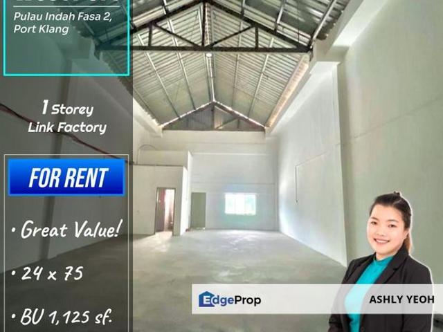 Warehouse for rent in Port Klang, Selangor