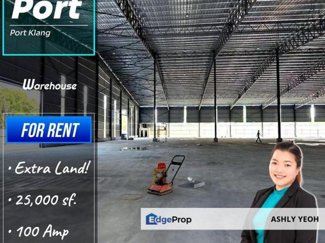 Warehouse for rent in Port Klang, Selangor