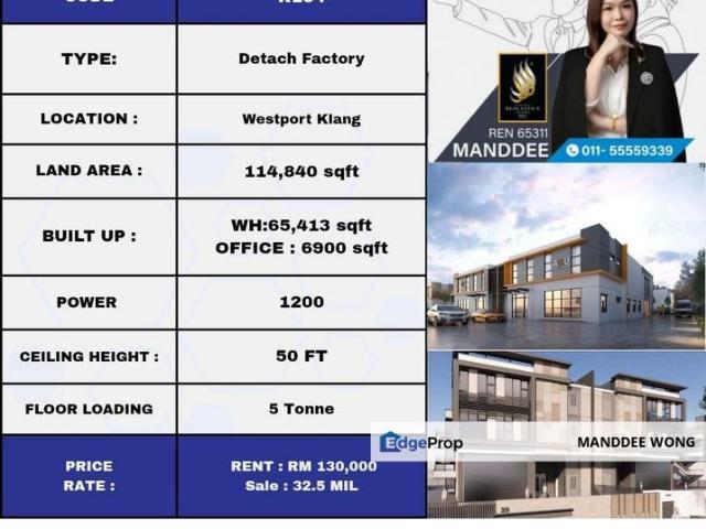 Warehouse for rent in Port Klang, Selangor