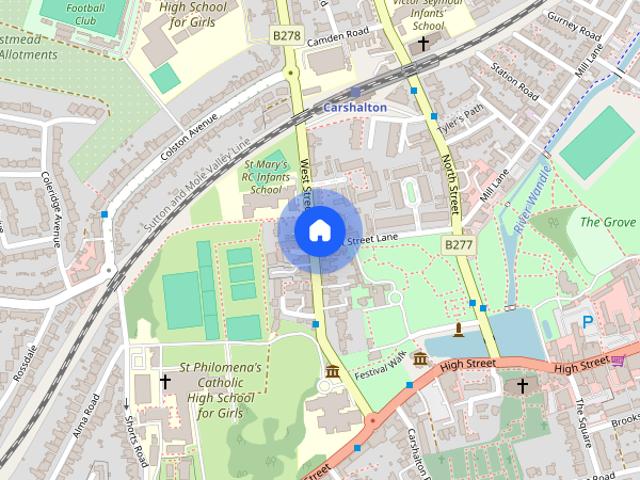 Apartment for rent in The Wrythe, Greater London