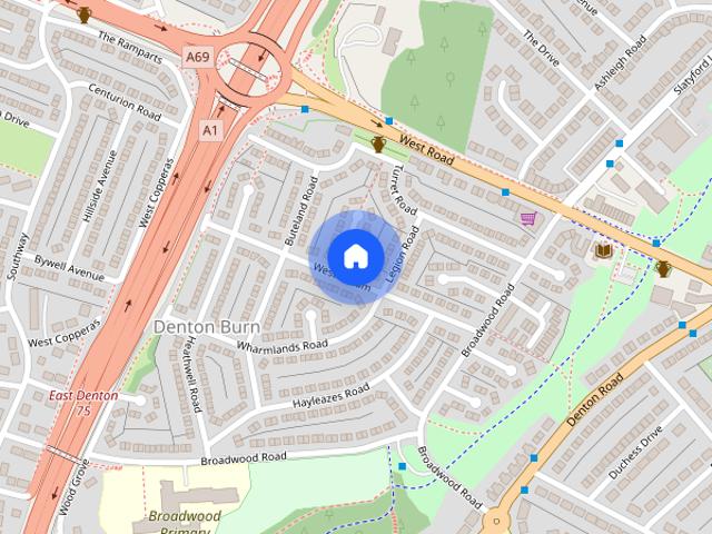 House for rent in Denton Burn, Newcastle upon Tyne