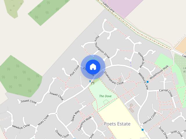 House for rent in Poets Estate, Milton Keynes