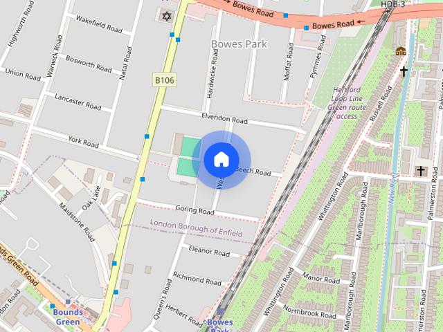 Apartment for rent in Palmers Green, Greater London