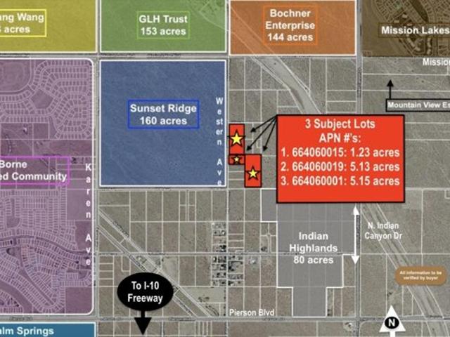 Land for sale in Desert Hot Springs, California