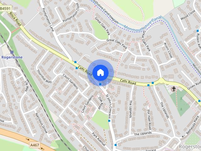 House for rent in Rogerstone, Wales