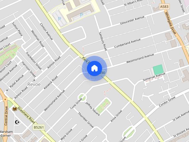 Apartment for rent in Revoe, Blackpool