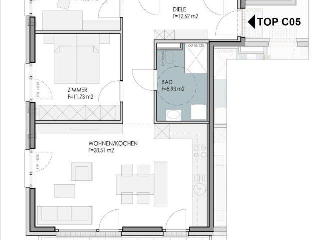 Etagenwohnung kaufen in Baumkirchen