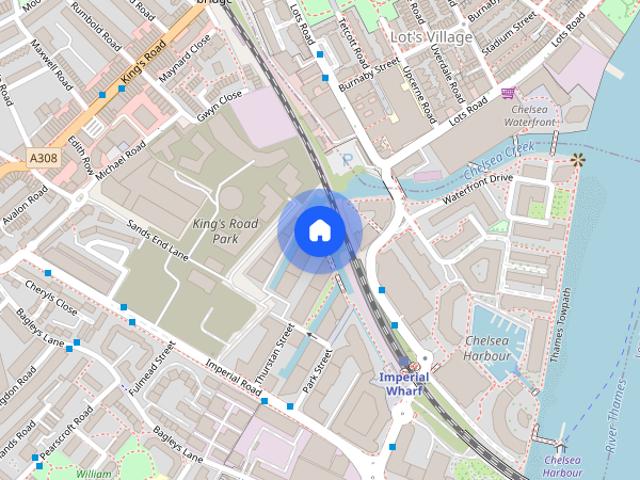 Apartment for rent in Sands End, Greater London