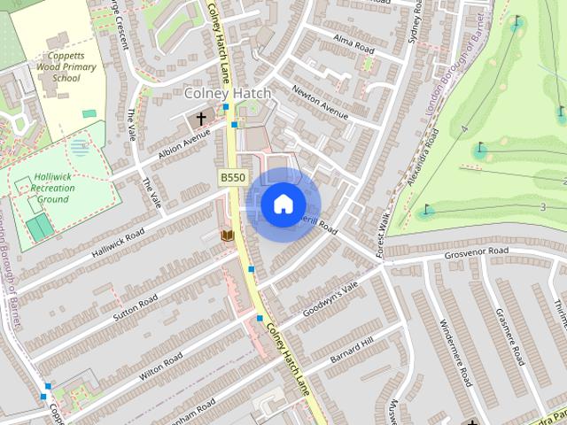 Apartment for rent in Colney Hatch, Greater London