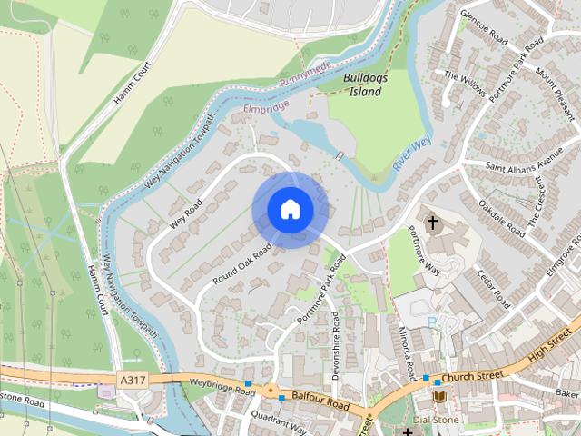 Apartment for rent in Weybridge, Elmbridge