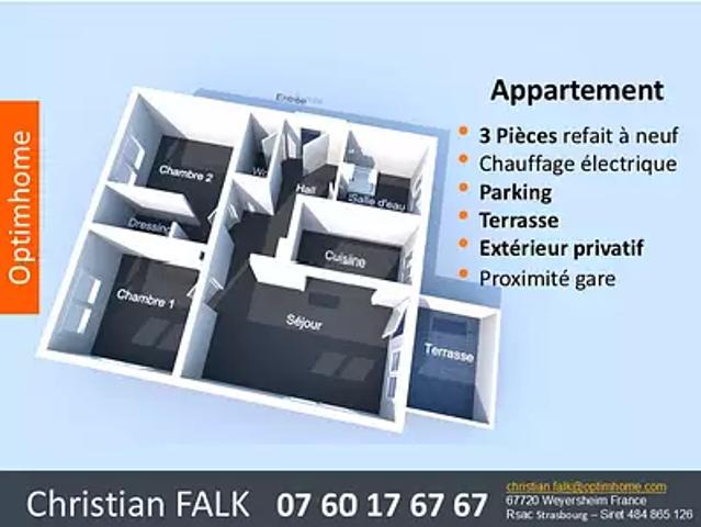 Appartement vente à Haguenau-Wissembourg, Weyersheim