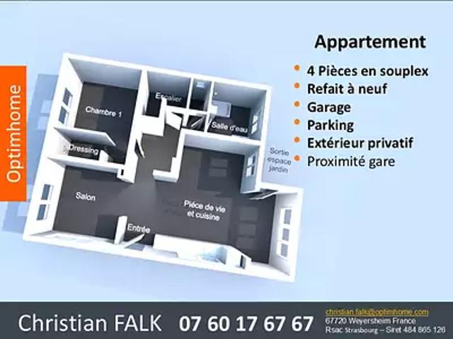 Appartement vente à Haguenau-Wissembourg, Weyersheim