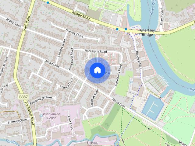 House for rent in Row Town, Surrey