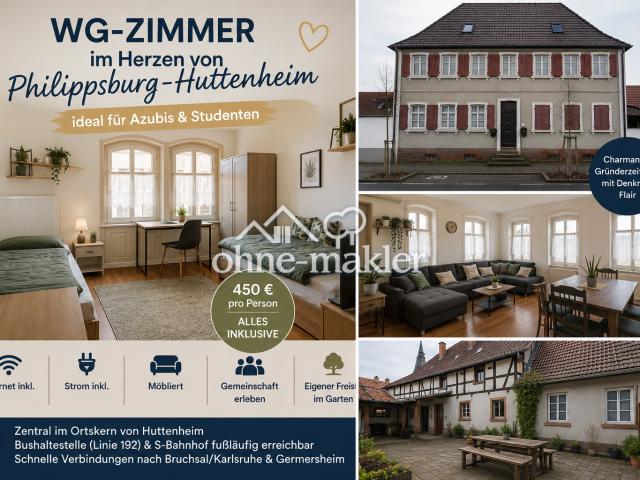 Apartment mieten in Philippsburg, Baden-Württemberg