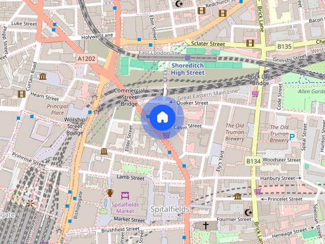 Apartment for rent in Spitalfields, Whitechapel