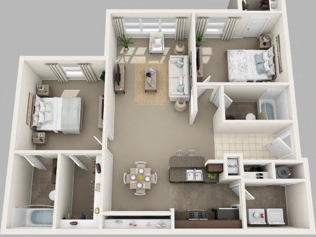 Apartment for rent in Buena Park, California