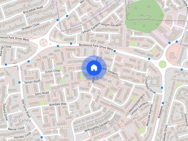 House for rent in Bulwell, City of Nottingham