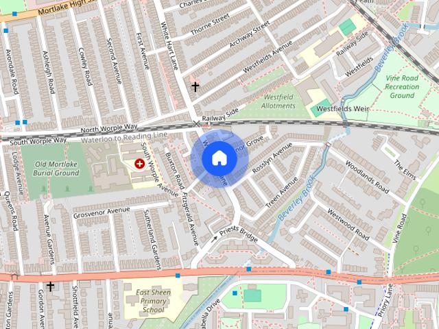 House for rent in Mortlake, Greater London