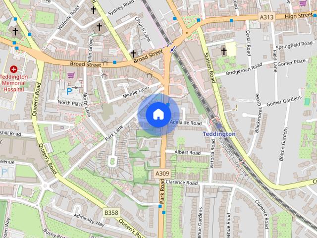 House for rent in Hampton Hill, Greater London