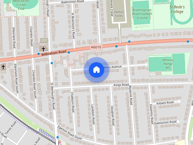 House for rent in Whalley Range, Manchester