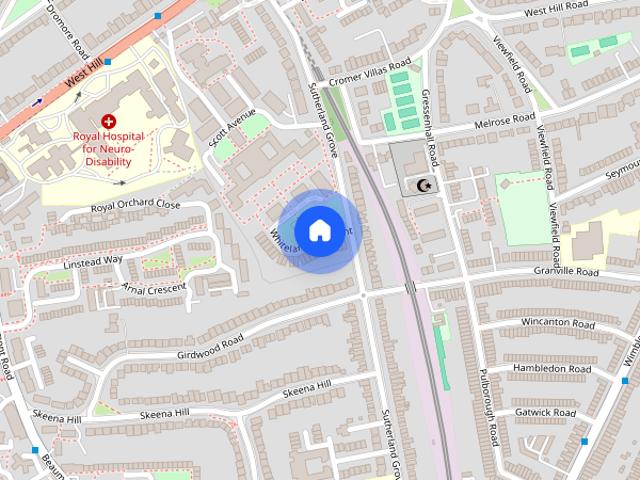 Apartment for rent in Southfields, Greater London