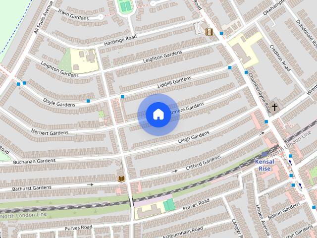 House for rent in Brondesbury, Greater London