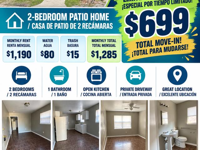 Apartment for rent in Independence Heights, Houston