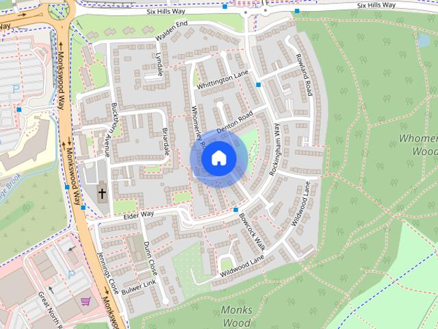 House for rent in Bedwell, Shephall