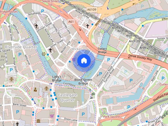 Apartment for rent in Castlegate, Burngreave