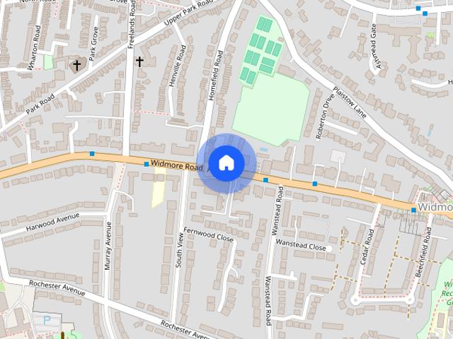 Apartment for rent in Widmore, Greater London