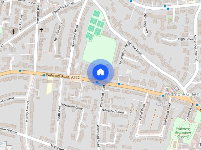 Apartment for rent in Widmore, Greater London