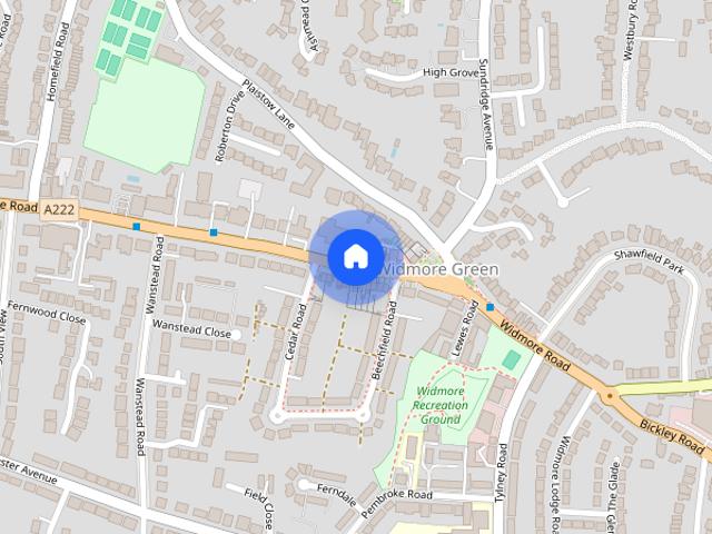 Apartment for rent in Widmore, Greater London