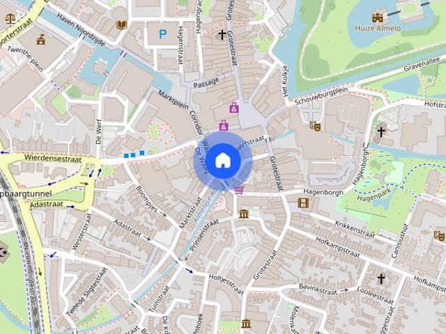 Appartement te huur in Binnenstad, Almelo