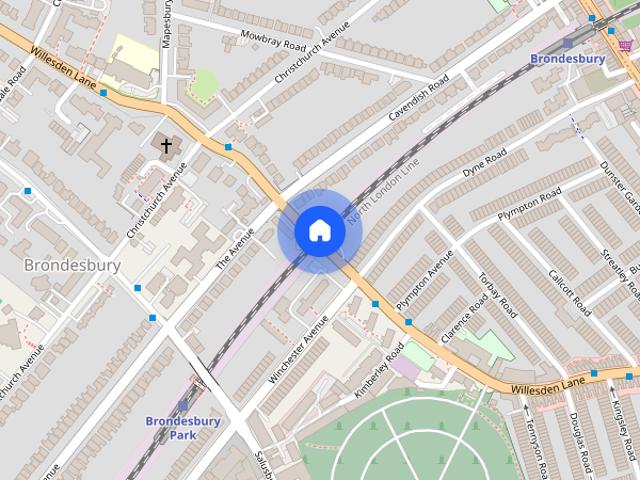Apartment for rent in Brondesbury, Greater London