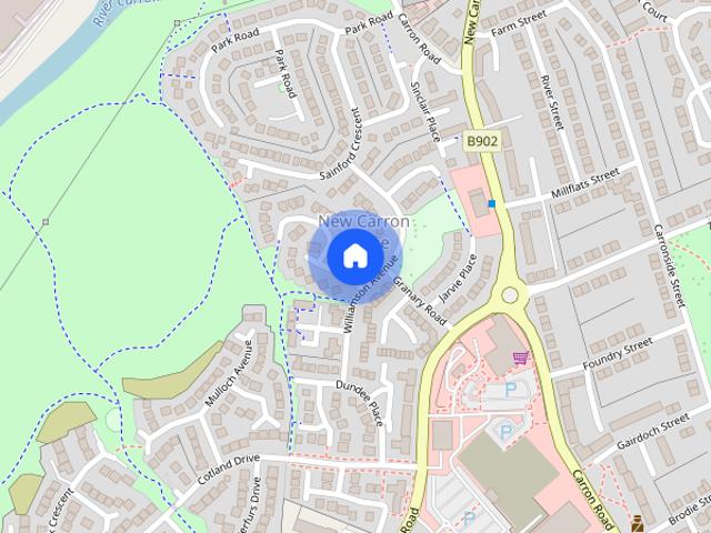 House for rent in New Carron Village, Scotland