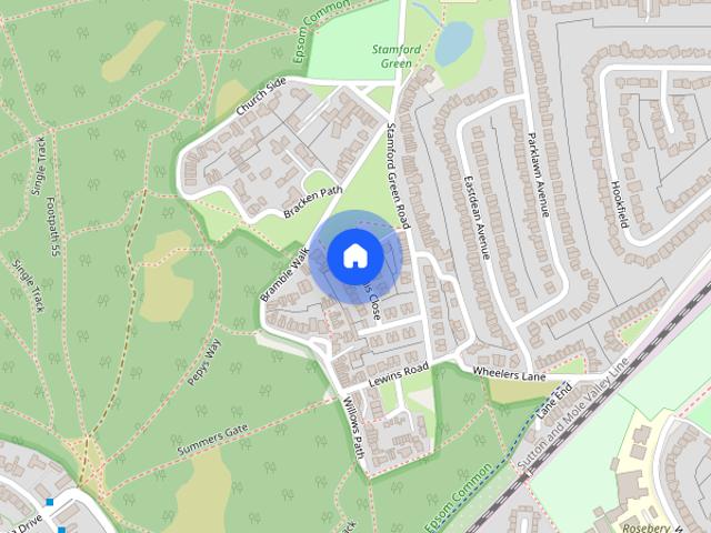 House for rent in The Wells, Epsom and Ewell