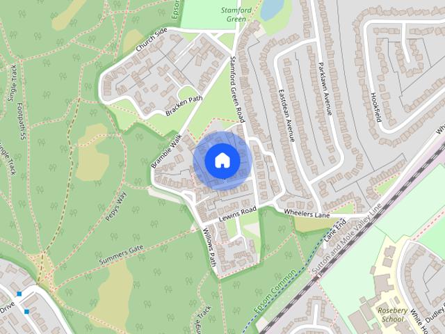 House for rent in The Wells, Surrey