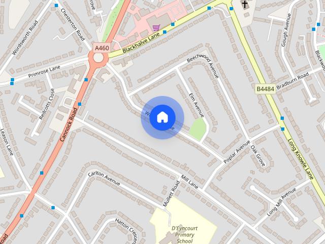 House for rent in Wood End, Park Village