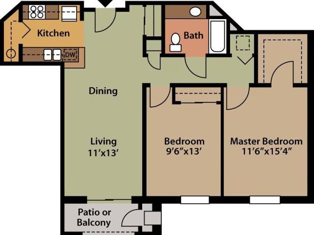 Apartment for rent in Brookfield, Wisconsin