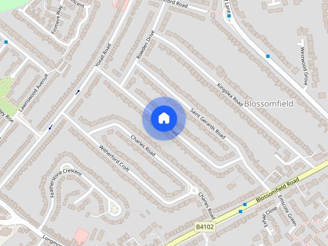 House for rent in Blossomfield, West Midlands