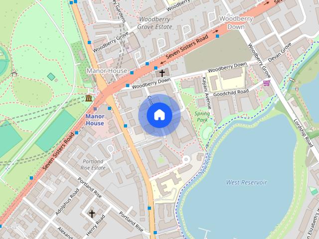Apartment for rent in Woodberry Down, Stoke Newington