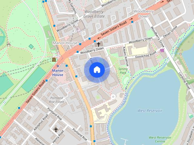 Apartment for rent in Woodberry Down, Stoke Newington