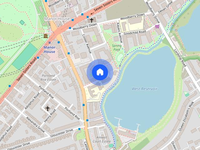 Apartment for rent in Woodberry Down, Stoke Newington