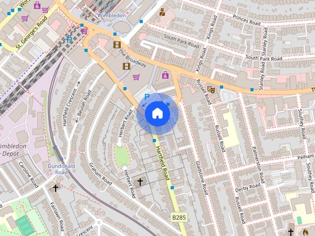 Apartment for rent in London Borough of Merton, Merton Park