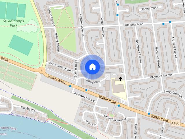 House for rent in St. Peter's, Newcastle upon Tyne