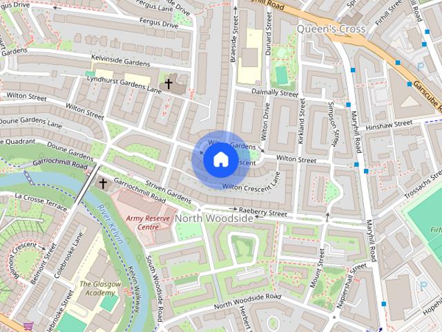 Apartment for rent in Queen's Cross, Glasgow