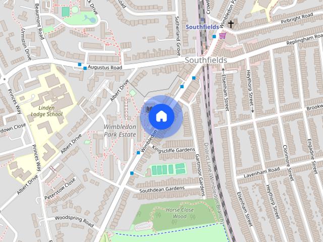 Apartment for rent in Southfields, Greater London