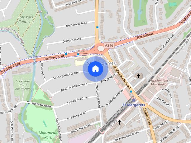 House for rent in St Margarets, Greater London